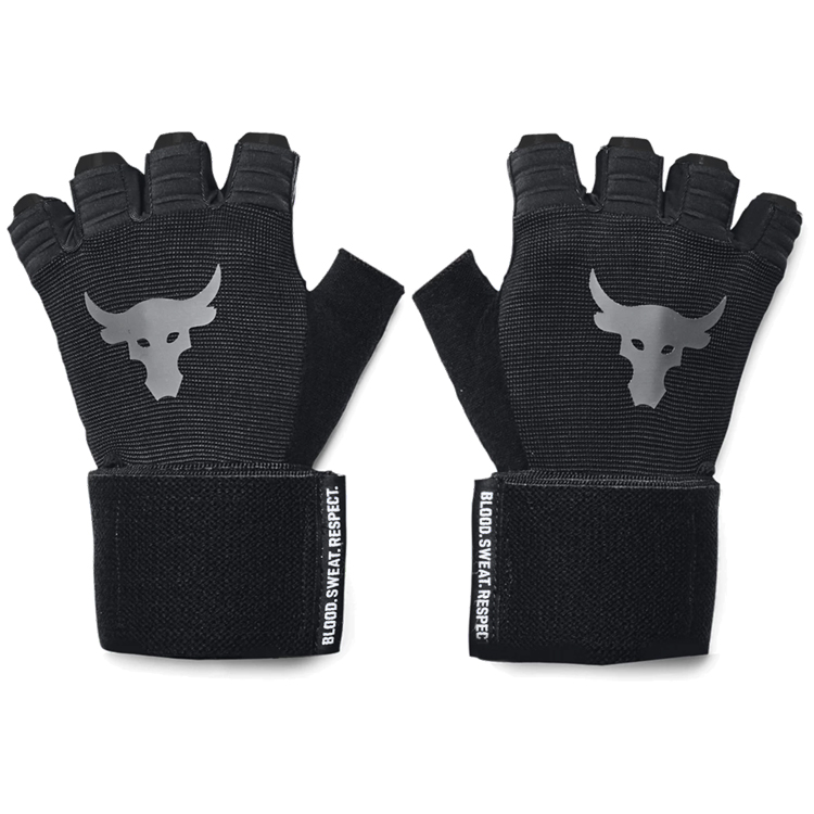 Перчатки для фитнеса Under Armour UA PROJECT ROCK TRAINING GL/1353074-003/Черный photo 1 Перчатки для фитнеса Under Armour UA PROJECT ROCK TRAINING GL/1353074-003/Черный photo 1