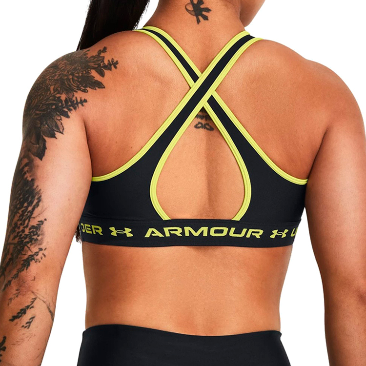 Bra sportive Under Armour CROSSBACK MID BRA / Femei / XS / Negru photo 3