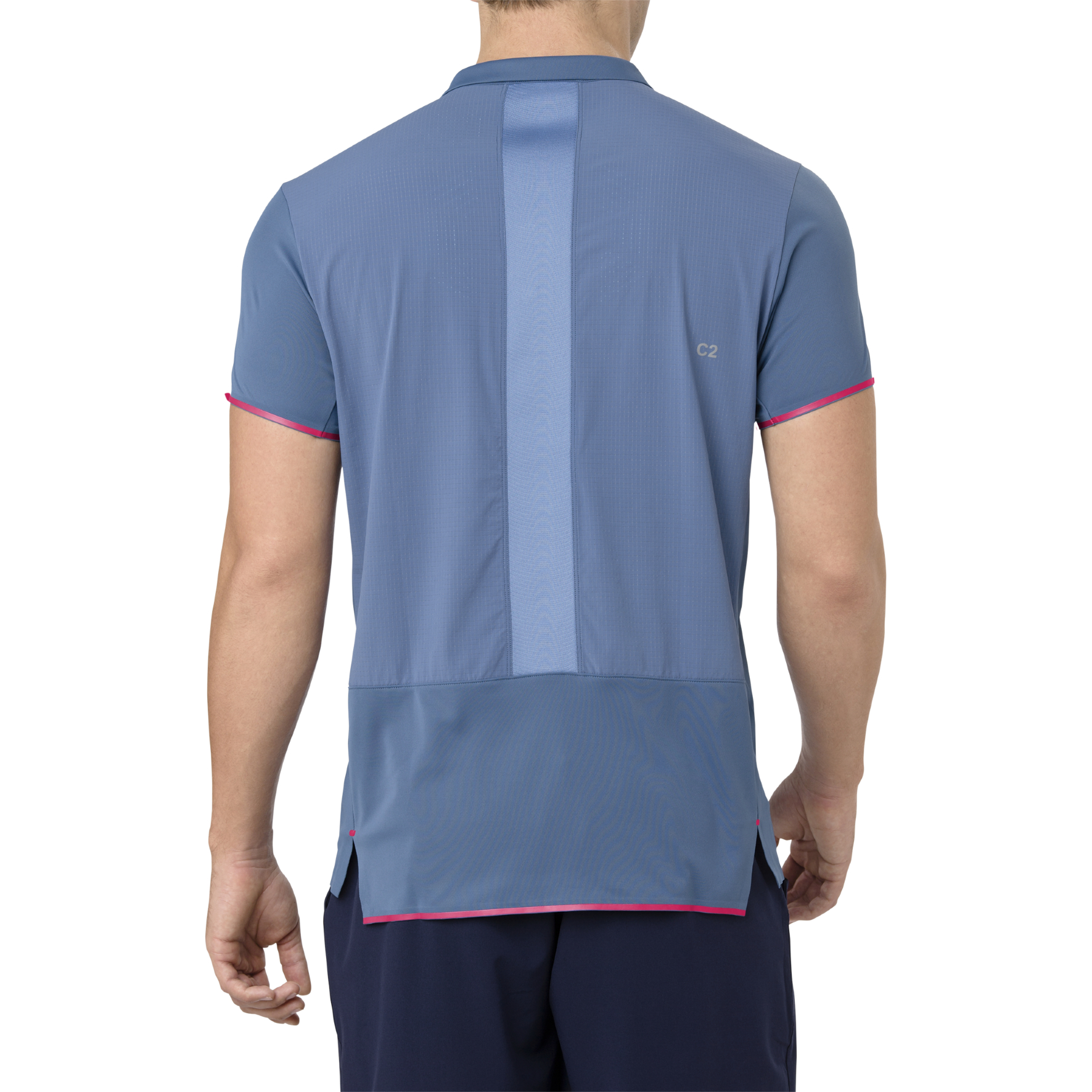  Polo pt bărbați Asics GEL-COOL PRFM POLO S Albastru  photo 2