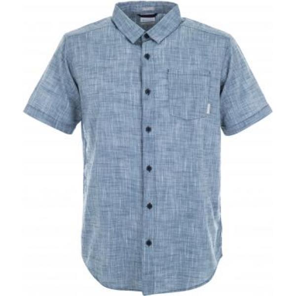 Camasa pt bărbați Columbia Under Exposure YD Short Sleeve Shirt M Albastru photo 1