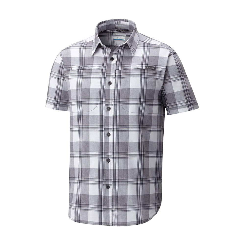 Мужская Рубашка Columbia Battle Ridge Stretch Short Sleeve Shirt S Серый    photo 1
