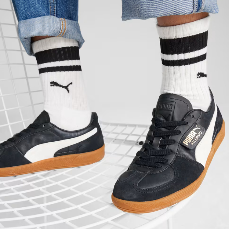Кроссовки Puma Palermo Lth / Мужской / 37.5 / Черный photo 5