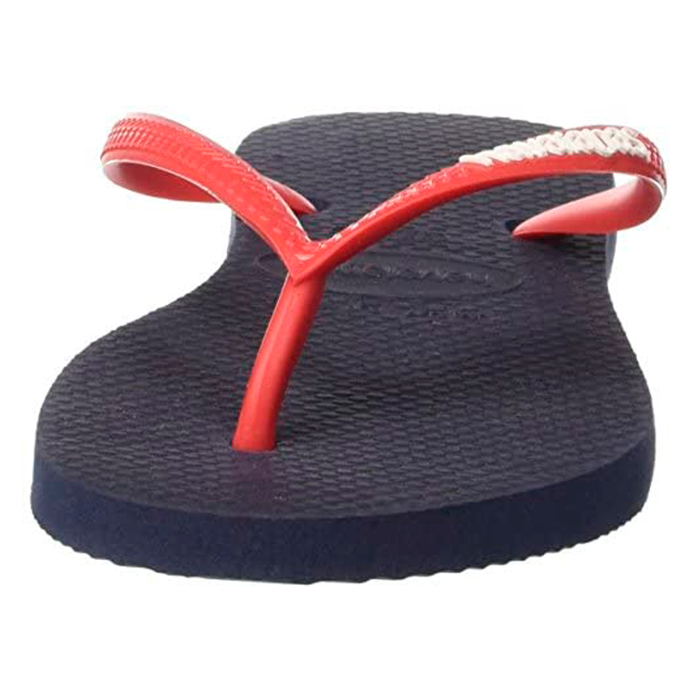 Slapi Havaianas SLIM LOGO pt Femei / 35/36 / Albastru-rosu photo 6