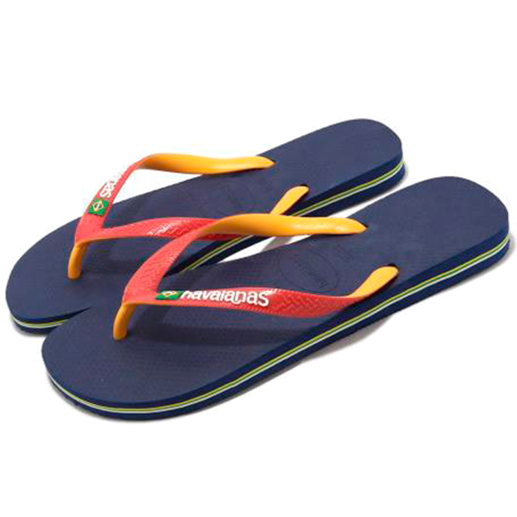 Slapi Havaianas BRASIL MIX pt Barbati / 39/40 / Albastru-rosu photo 2