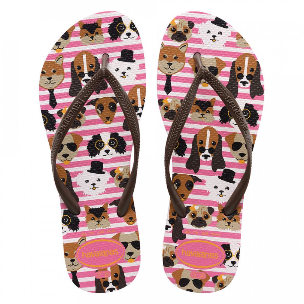 Slapi Havaianas SLIM PETS pt Unisex / 33/34 / Roz photo 1 Slapi Havaianas SLIM PETS pt Unisex / 33/34 / Roz photo 1