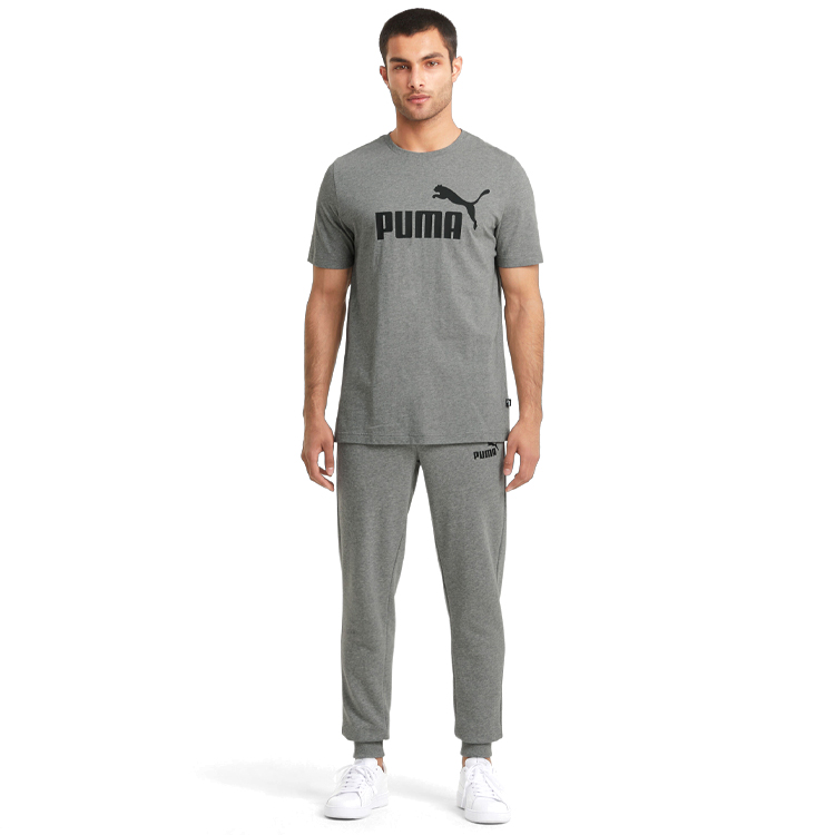 Футболка мужская Puma ESS Logo Tee XS Серый photo 3
