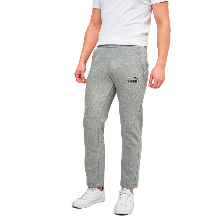 Pantaloni Puma ESS Logo Pants FL S Gri Barbati photo 3