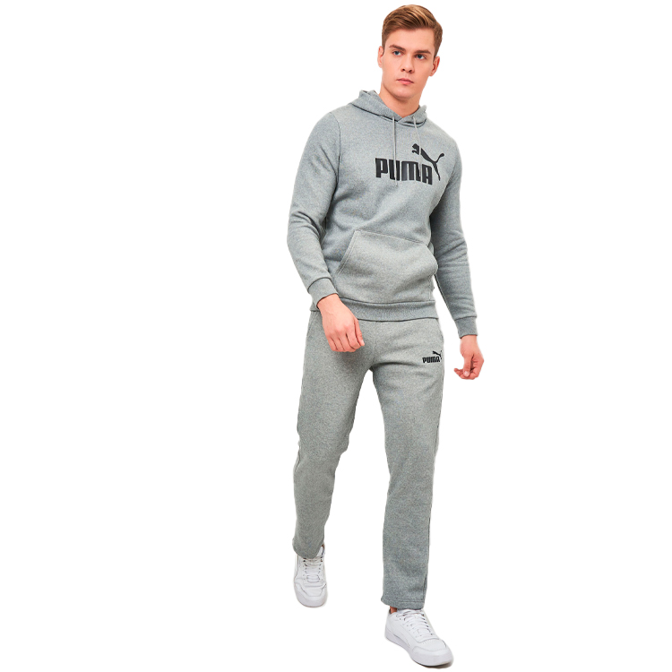 Pantaloni Puma ESS Logo Pants FL S Gri Barbati photo 5