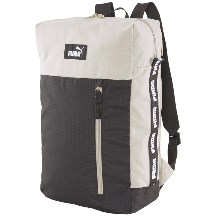 Rucsac Puma EvoESS Box Backpack 7886303 Bej-negru photo 1 Rucsac Puma EvoESS Box Backpack 7886303 Bej-negru photo 1
