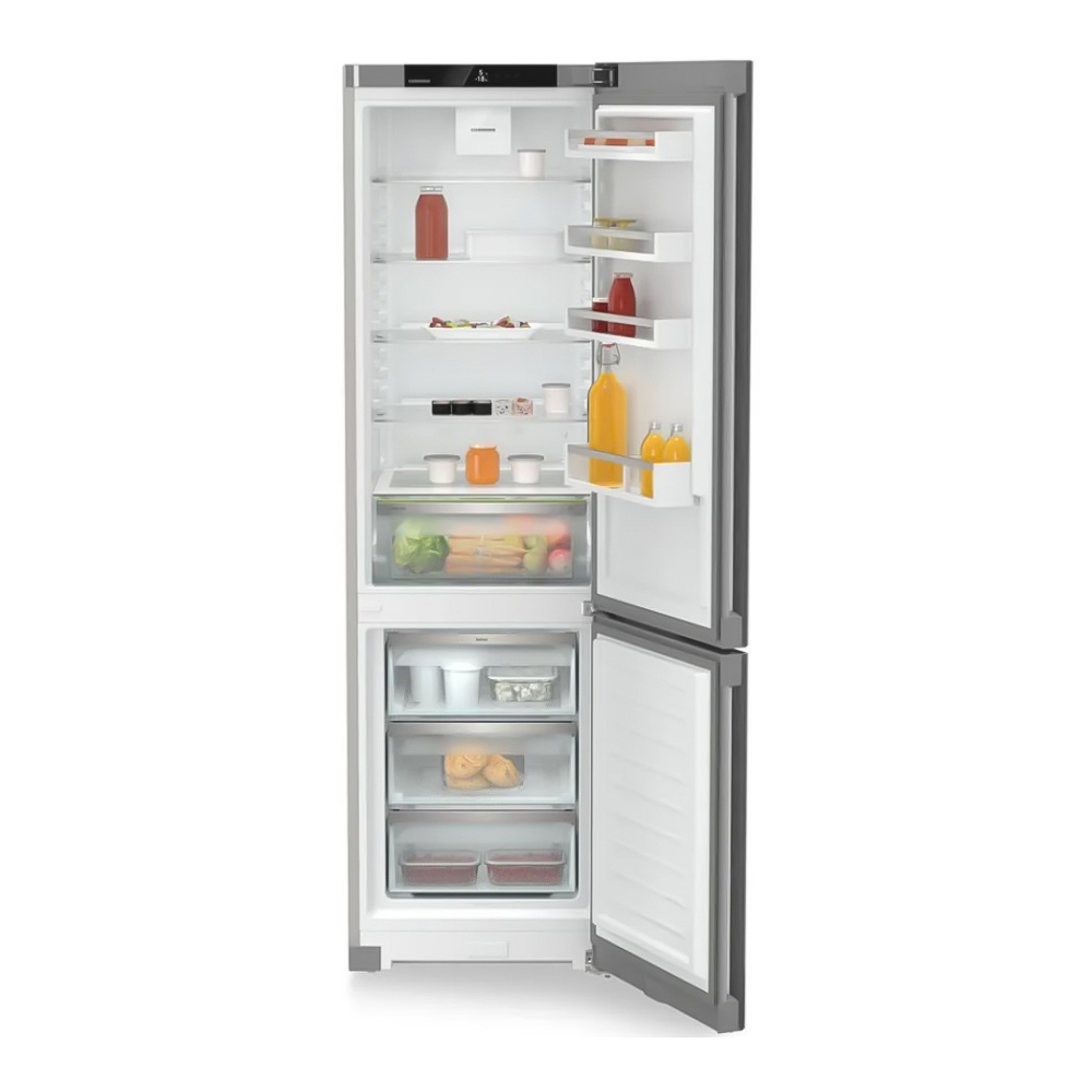 Frigider cu doua usi Liebherr CNsfd 5703 Pure NoFrost / 360 l / 201.5 cm / D / Gri photo 2