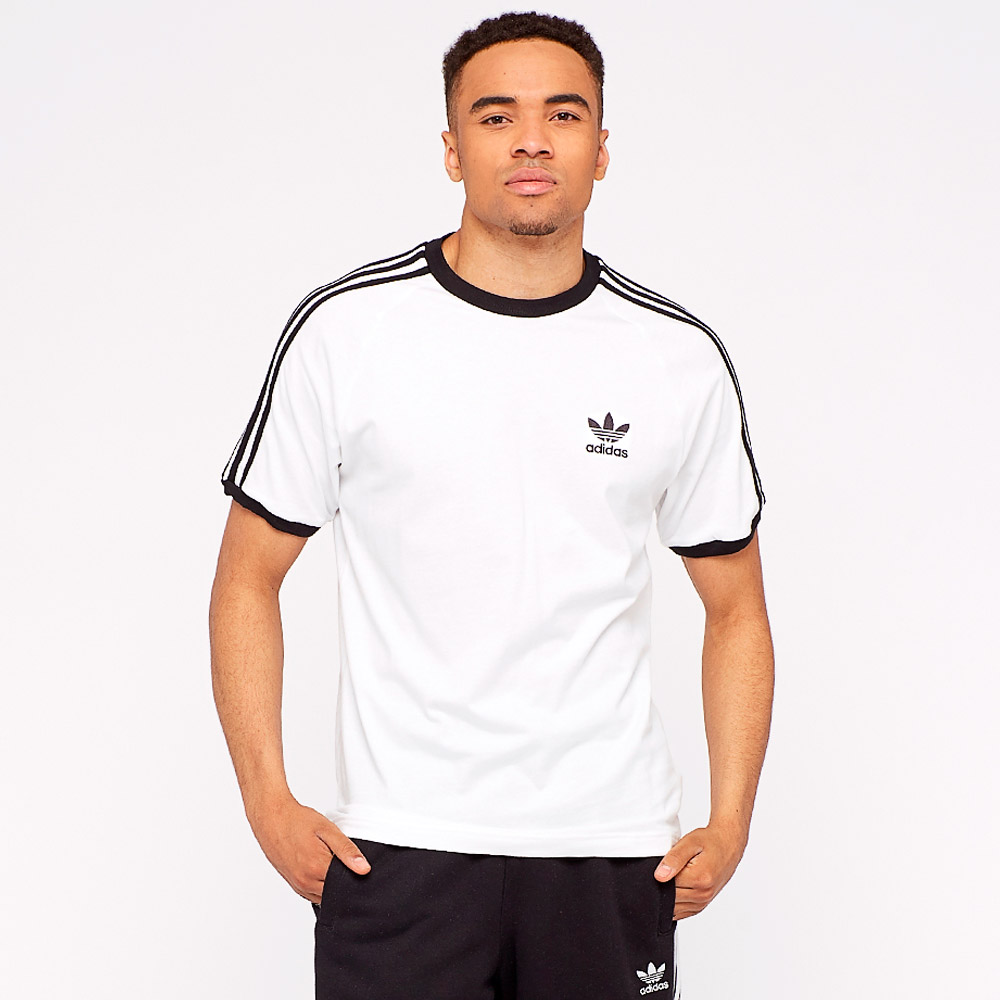 Tricou bărbătesc Adidas 3-STRIPES TEE S Alb photo 3
