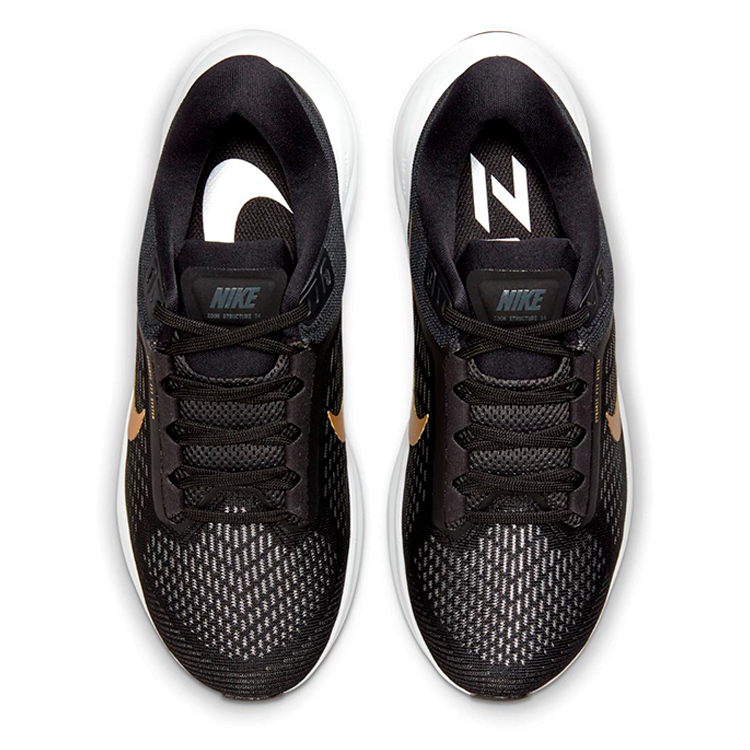 Кроссовки Nike AIR ZOOM STRUCTURE 24 / Женский / 37.5 / Черный photo 4