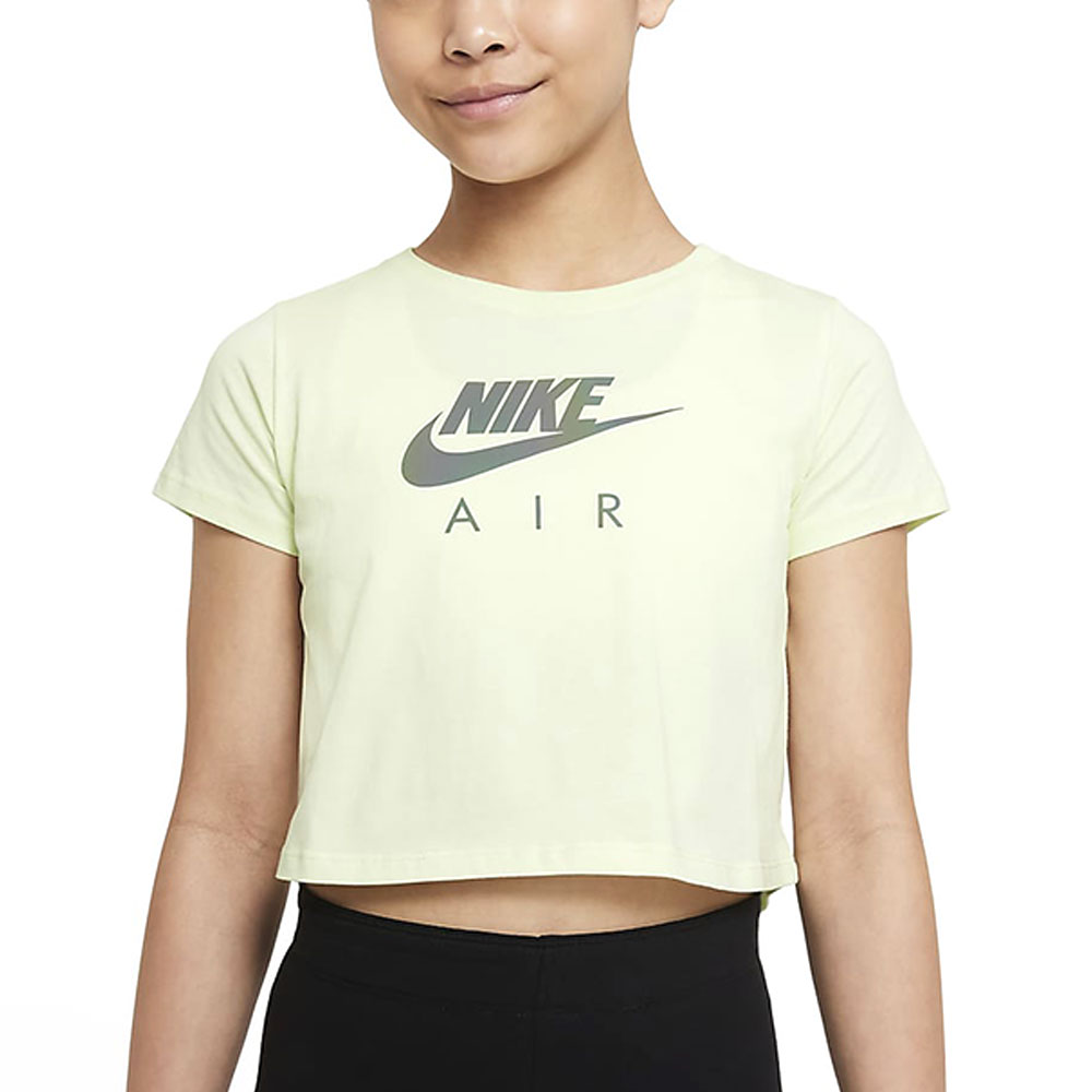 Tricou Nike G NSW TEE CROP AIR / Femei / L / Galben photo 1 Tricou Nike G NSW TEE CROP AIR / Femei / L / Galben photo 1