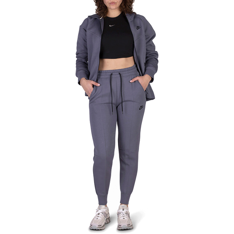 Брюки Nike W NSW TCH FLC MR JGGR M Синий Женский photo 2