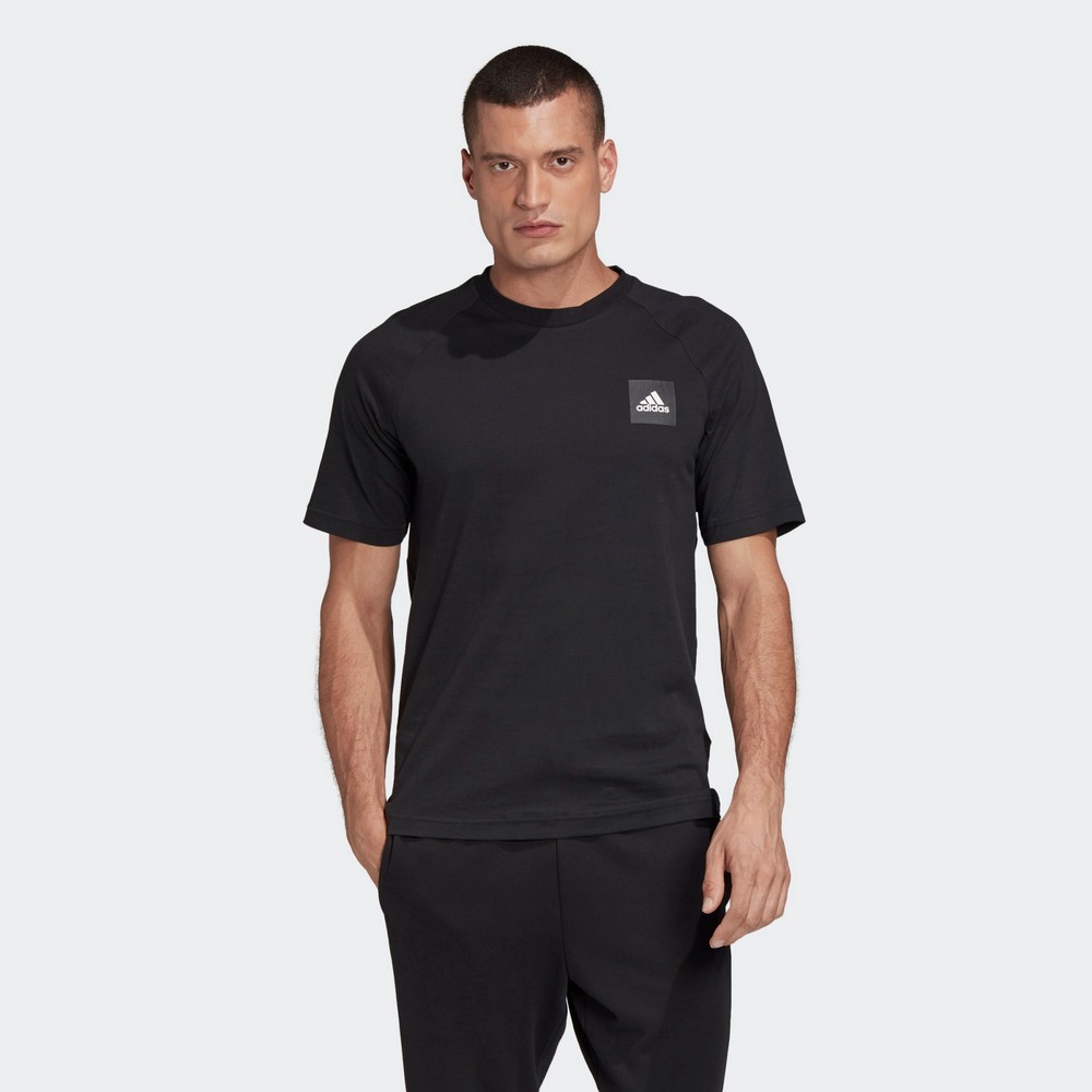 Футболка мужская Adidas MHE Tee STA S Черный photo 2