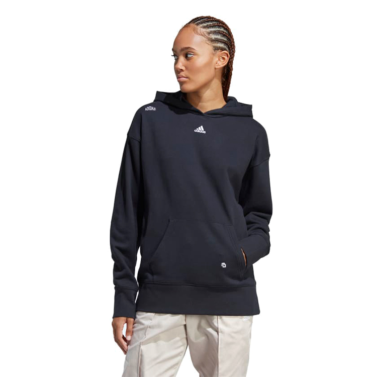 Hanorac Adidas BLUV Q1 HD SWT 2XS Negru Femei photo 2