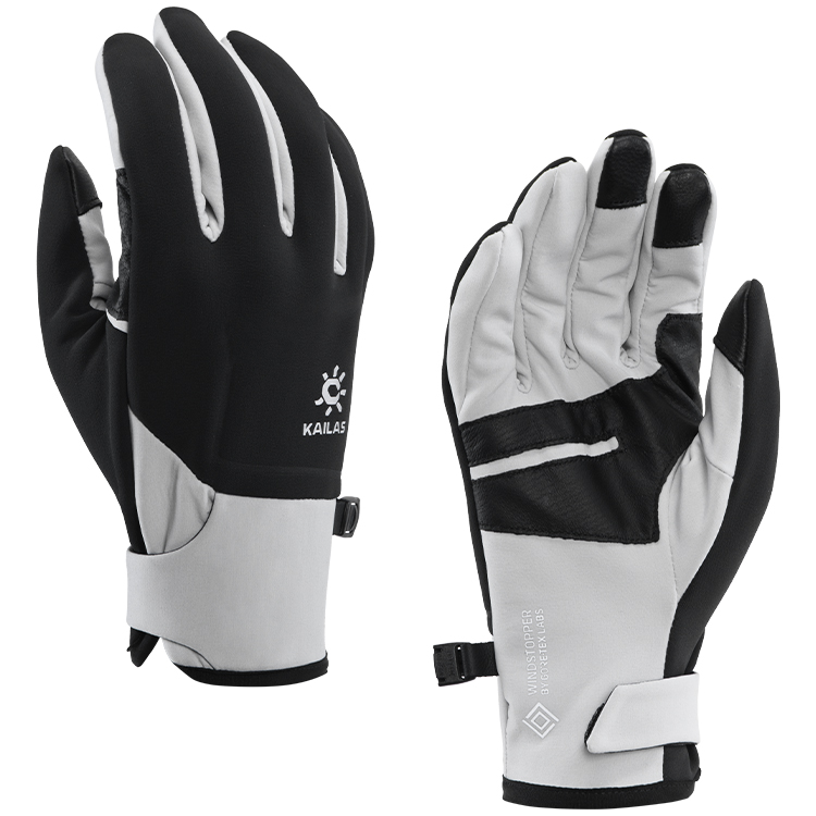 Перчатки Kailas Wind Master Windproof Gloves Черный/Серый photo 1 Перчатки Kailas Wind Master Windproof Gloves Черный/Серый photo 1