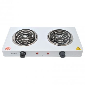 Plita de masa electrica Monarch M5803, 2 arzatoare, 2000 W, Alb photo 1