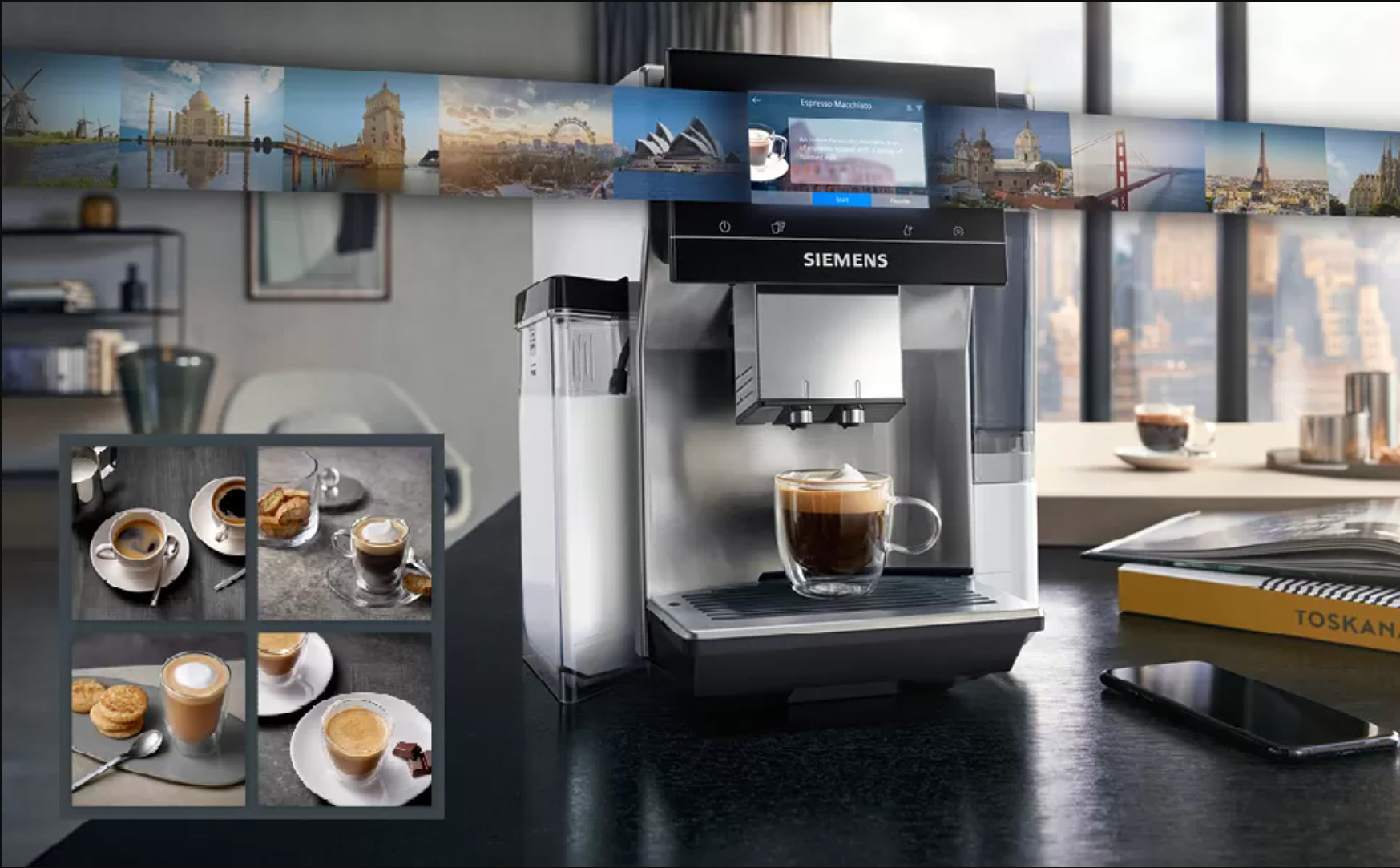 Aparat de cafea Espresso Siemens TQ705R03 / 19 bar / Espresso photo 4