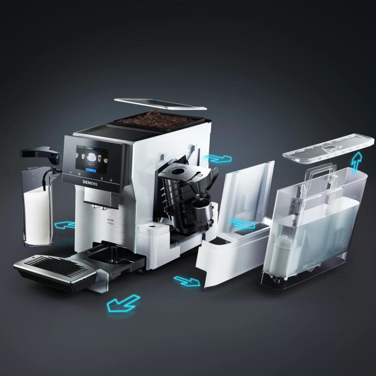 Aparat de cafea Espresso Siemens TQ705R03 / 19 bar / Espresso photo 9