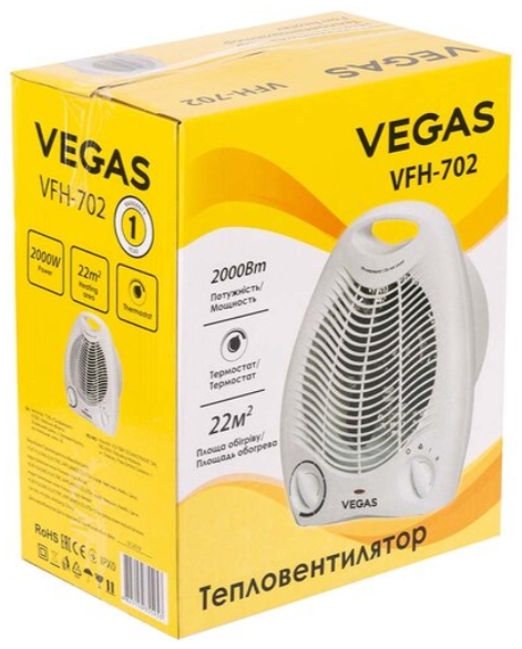 Тепловентилятор Vegas VFH702/703 photo 4