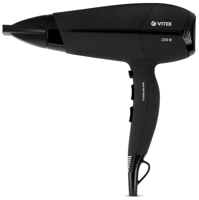 Фен Vitek VT8203 2200W Черный photo 1 Фен Vitek VT8203 2200W Черный photo 1