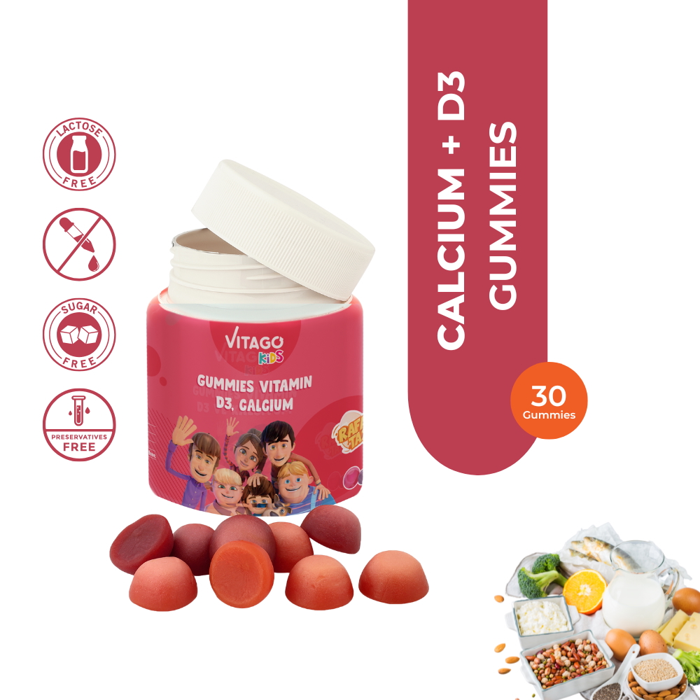 Витамин Vitago Kids Calcium+D3+Фосфор / 30 Желеек photo 1