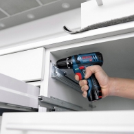 Набор шуруповерт и гайковерт аккумуляторный Bosch Set wireless GSR12V-20 / GDR 12V-100 2x2.5Ah, 06019E0004  thumbnav 3