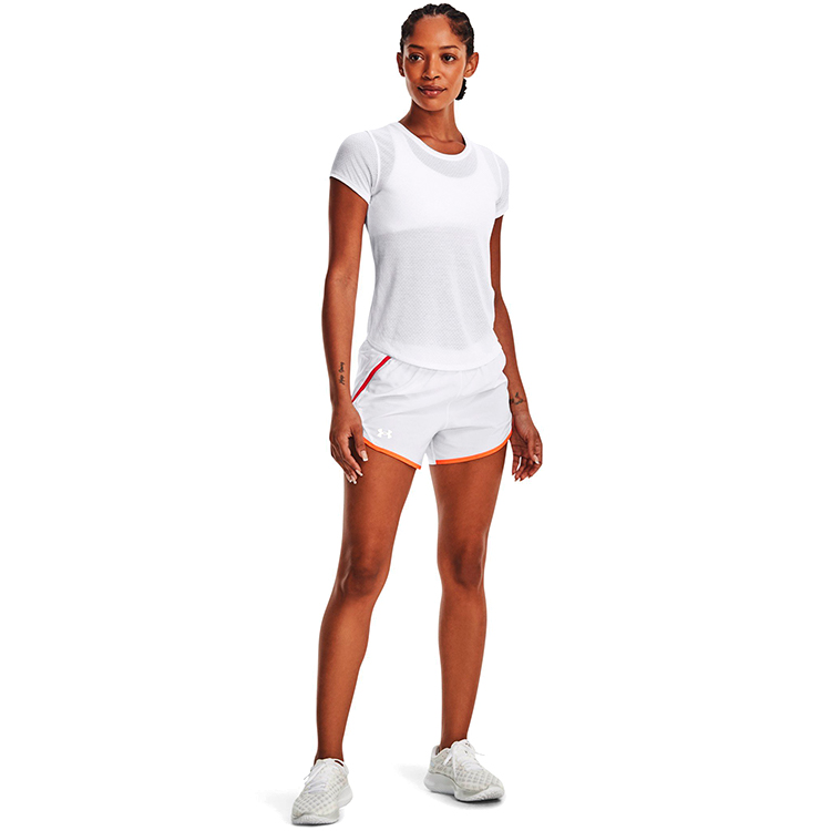 Шорты Under Armour UA W FLY BY 2.0 SHORT / Женский / L / Белый photo 3