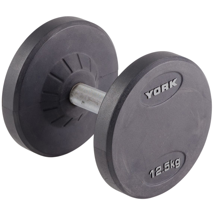 Gantera 12.5 kg YORK Pro-Style Rubber Dumbbell photo 1