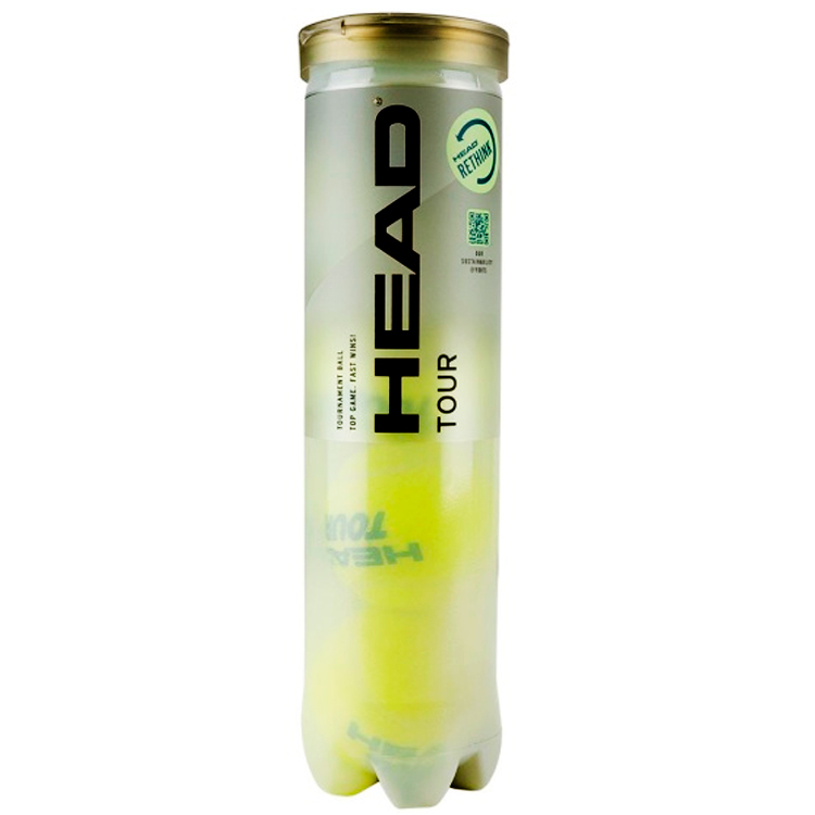 Set mingi p/u tenis 4 buc HEAD TOUR photo 1