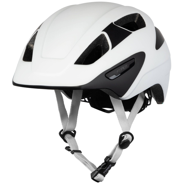 Casca de bicicleta Force AKITA Alb-negru 902804 photo 1 Casca de bicicleta Force AKITA Alb-negru 902804 photo 1