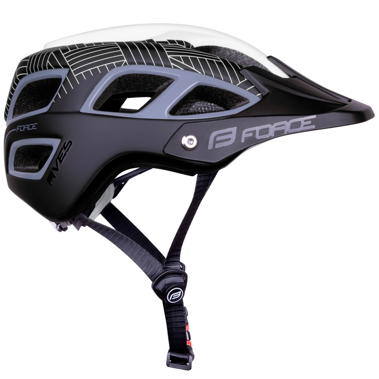 Casca de bicicleta Force AVES MTB Negru-alb 90299904 photo 5