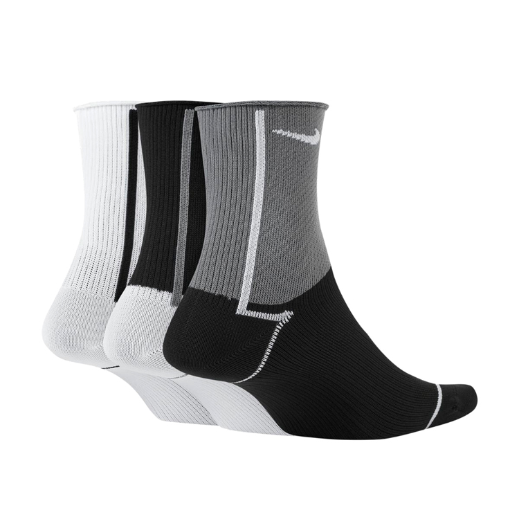 Sosete  Nike W NK EVRY PLUS LTWT ANKLE -3PR/CK6021-904/Alb-negru photo 2
