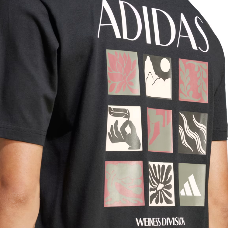 Tricou bărbătesc Adidas M WELLNESS SS T S Negru photo 4