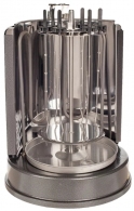 Aparat pentru frigarui electric Kitfort KT-1404, 1400 W, Argintiu thumbnav 3