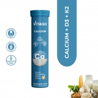 Vitamine Vitago Calcium Pro, D3+K2 / 20 Comprimate Efervescente thumbnav 1