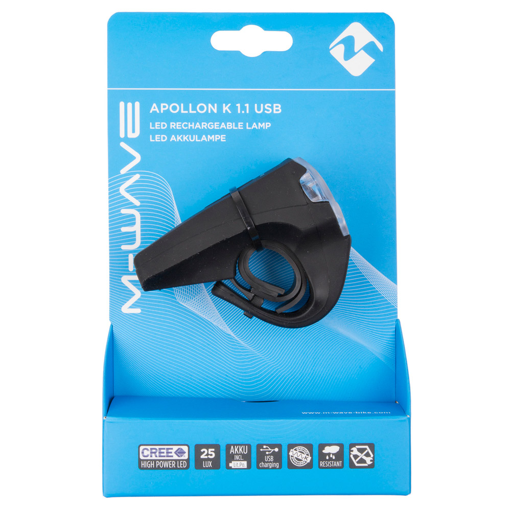 Фонарь передний M-WAVE Cree LED photo 3