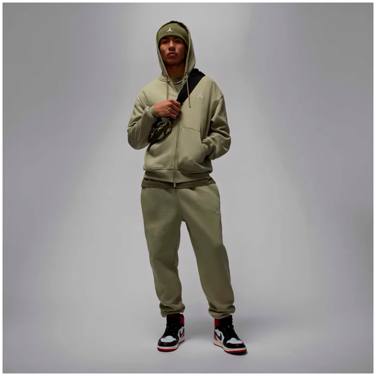 Брюки Nike M J BRKLN FLC PANT L Зеленый Мужской photo 4
