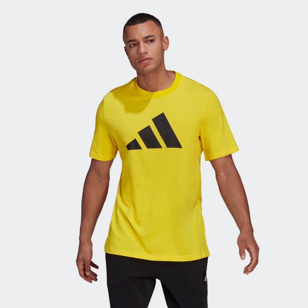 Tricou bărbătesc Adidas M FI Tee BOS A S Galben photo 2