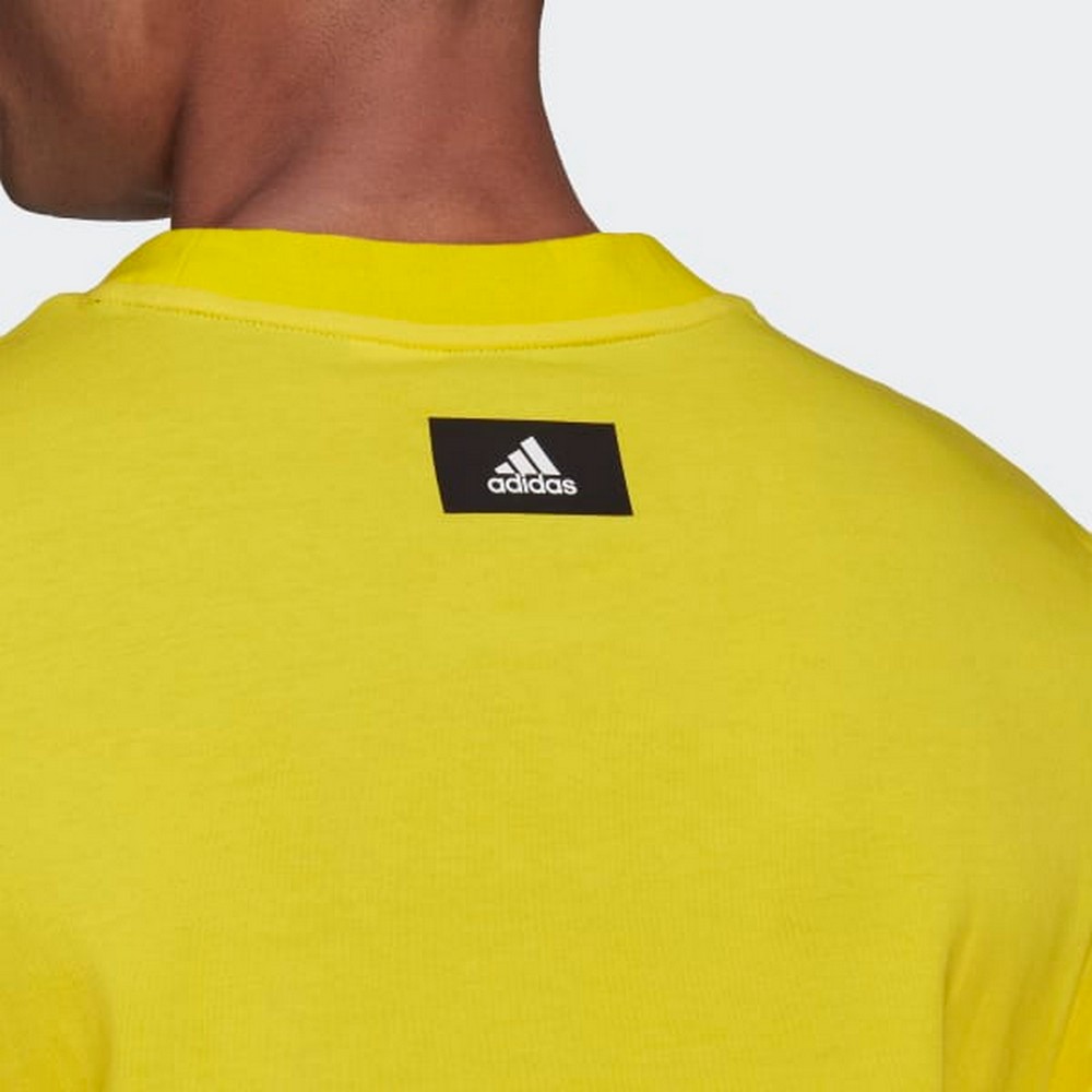 Tricou bărbătesc Adidas M FI Tee BOS A S Galben photo 3