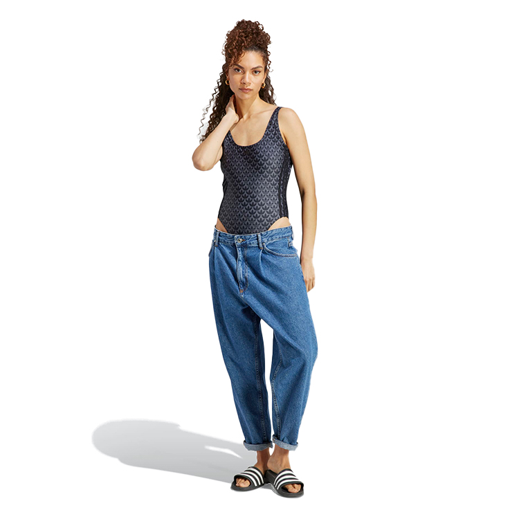 Купальник Adidas MONOGRM SUIT / Женский / 34 / Черный/Серый photo 2