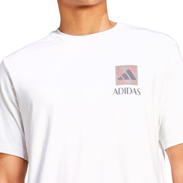 Tricou bărbătesc Adidas M WELLNESS SS T S Alb photo 2