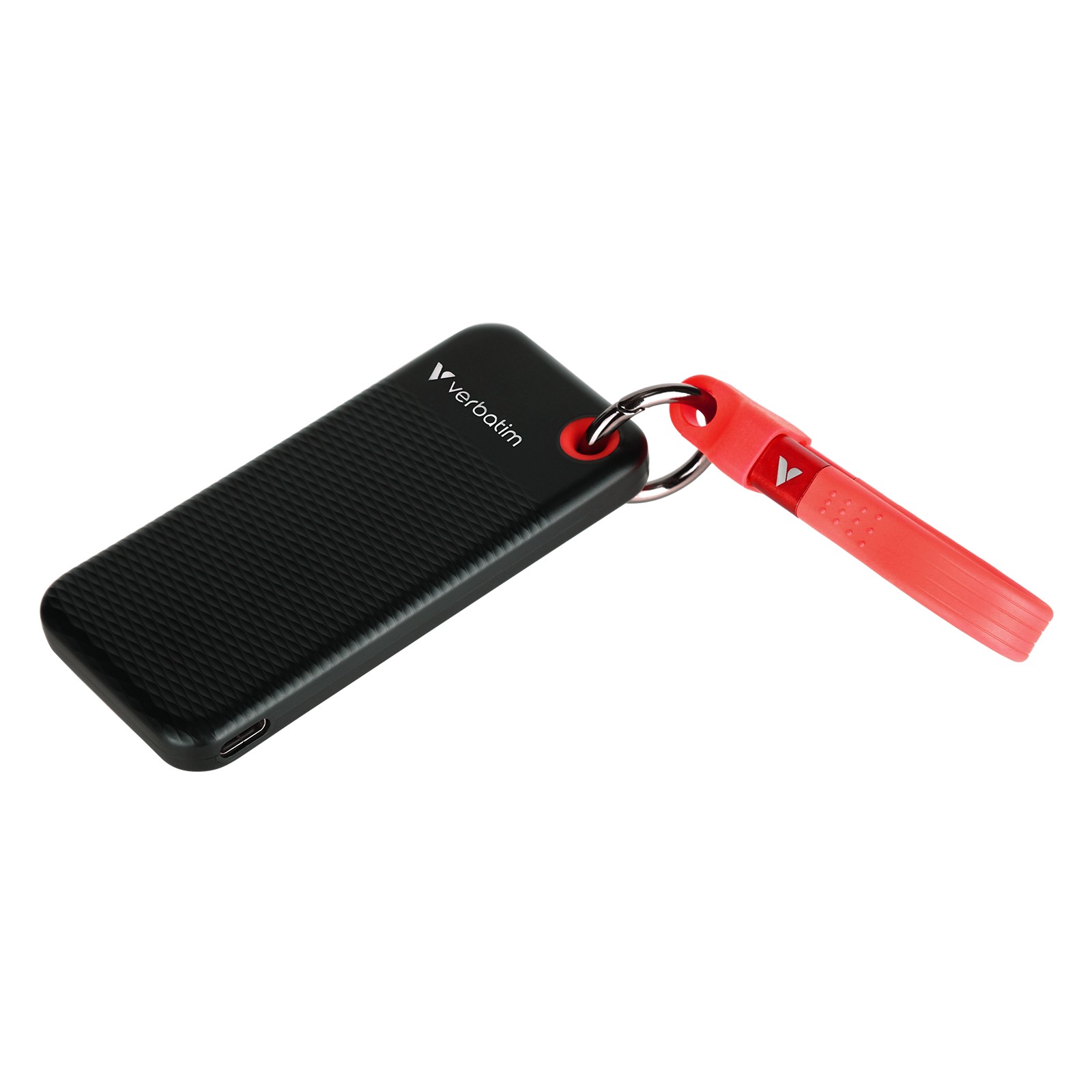 M.2 Внешний SSD Verbatim Pocket / 2TB / USB 3.2 Gen 2 / Black/Red photo 2