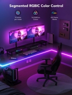 Неоновая световая веревка для столов Neon Rope Light for Desks GOVEE RGBIC LED / 3m / Multicolor / Wi-Fi / Bluetooth thumbnav 4