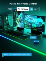Неоновая световая веревка для столов Neon Rope Light for Desks GOVEE RGBIC LED / 3m / Multicolor / Wi-Fi / Bluetooth thumbnav 6