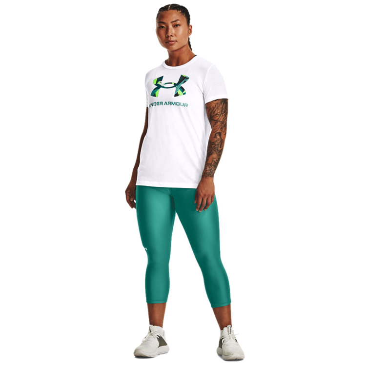 Tricou Under Armour LIVE SPORTSTYLE GRAPHIC SSC XS Alb Femei photo 2