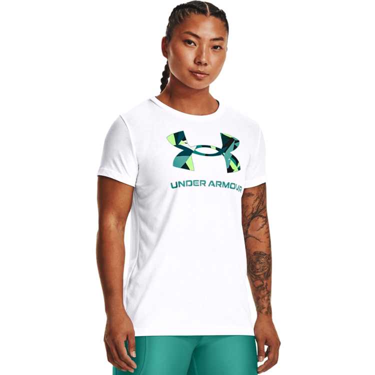 Tricou Under Armour LIVE SPORTSTYLE GRAPHIC SSC XS Alb Femei photo 5