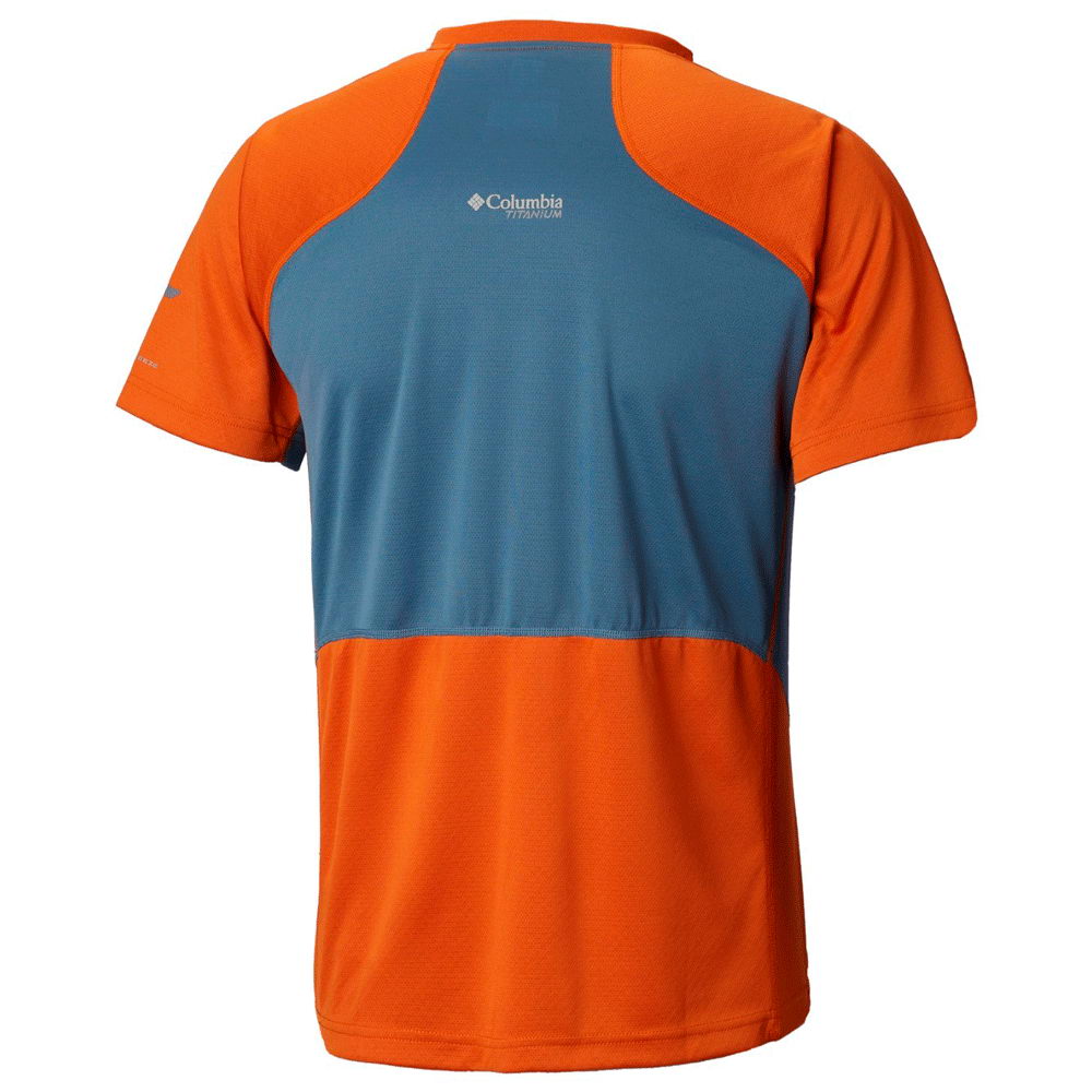 Tricou bărbătesc Columbia Titan Trail Short Sleeve Shirt S Oranj photo 2