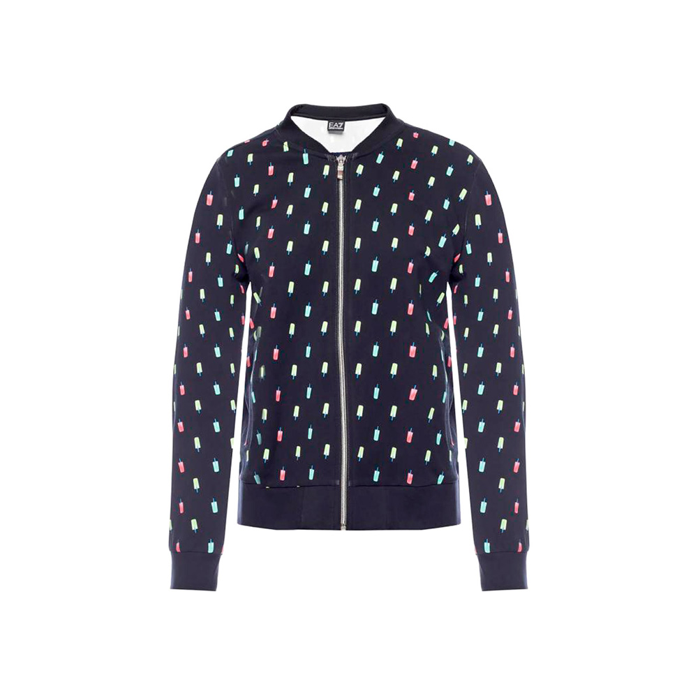 EA7 EMPORIO ARMANI JERSEY SWEATSHIRT L Negru Femei photo 1
